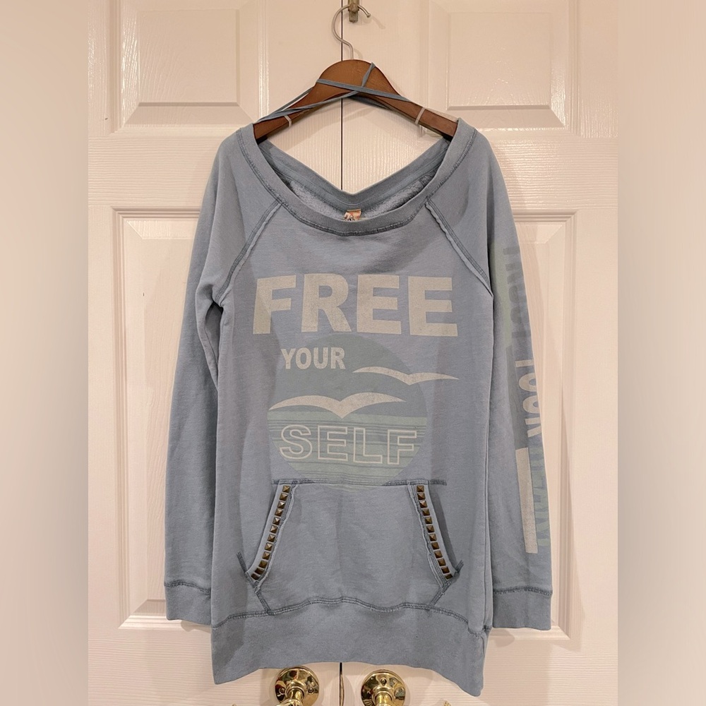 NWT Bejeweled sweatshirt tunic